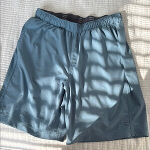 Free Fly Men's Athletic Shorts - Light Blue